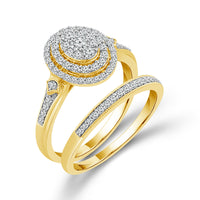 Diamond Bridal Set 0.50 ct tw 10k Yellow Gold-RB9002TPKY0
