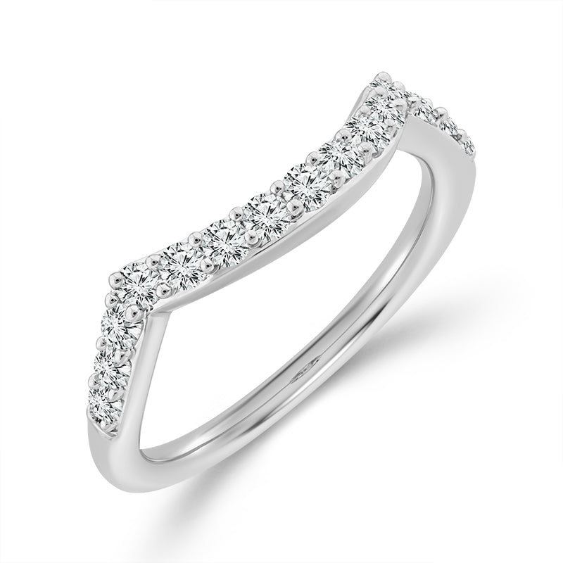 Diamond Bridal Set 2 ct tw Center PC 14k White Gold-RB9285FTA68W4