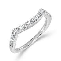 Diamond Bridal Set 2 ct tw Center PC 14k White Gold-RB9285FTA68W4