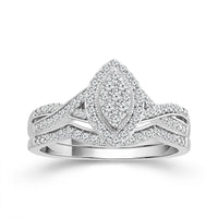 Diamond Bridal Set 0.4 ct tw 10k White Gold-RB9485A68W0