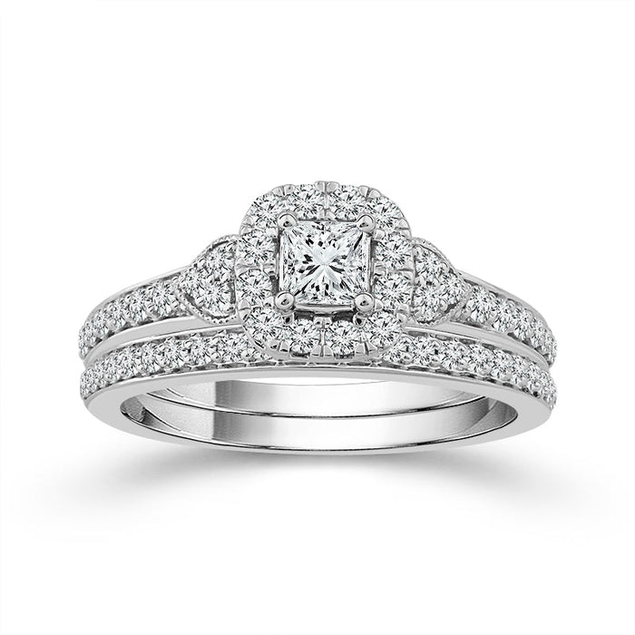 Diamond Bridal Set 0.75 ct tw 10k White Gold-RB9581A66W0