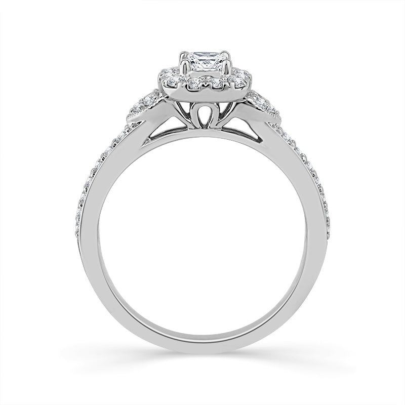 Diamond Bridal Set 0.75 ct tw 10k White Gold-RB9581A66W0
