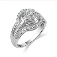 Diamond Engagement Ring 0.50 ct tw 10k White Gold-RE12281A78W0
