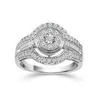Diamond Engagement Ring 0.50 ct tw 10k White Gold-RE12281A78W0