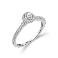 Diamond Engagement Ring 0.5 ct tw 14k White Gold-RE12319A66W4
