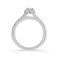 Diamond Engagement Ring 0.5 ct tw 14k White Gold-RE12319A66W4