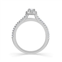 Diamond Engagement Ring 0.5 ct tw 14k White Gold-RE12430A45W4