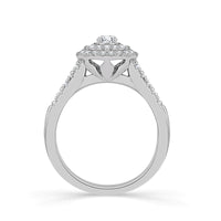 Diamond Engagement Ring 0.75 ct tw 14k White Gold-RE13338A44W4