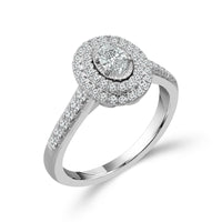 Diamond Engagement Ring 0.75 ct tw 14k White Gold-RE13339A44W4