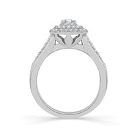 Diamond Engagement Ring 0.75 ct tw 14k White Gold-RE13339A44W4