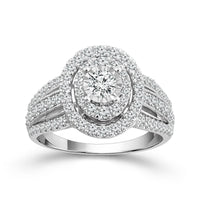Diamond Engagement Ring 1 ct tw 10k White Gold-RE13380ZA66J0W