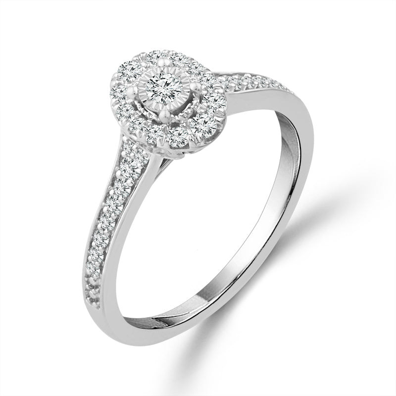 Diamond Fashion Ring 0.25 ct tw 10k White Gold-RE13388A78W0S