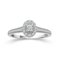 Diamond Fashion Ring 0.25 ct tw 10k White Gold-RE13388A78W0S