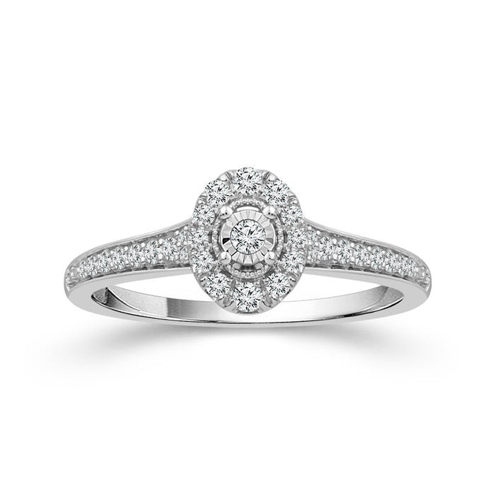 Diamond Fashion Ring 0.25 ct tw 10k White Gold-RE13388A78W0S