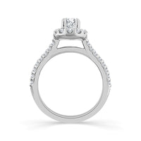 Diamond Engagement Ring 1 ct tw 14k White Gold-RE13430A44W4