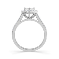 Diamond Engagement Ring 0.75 ct tw 14k White Gold-RE14623A78W4