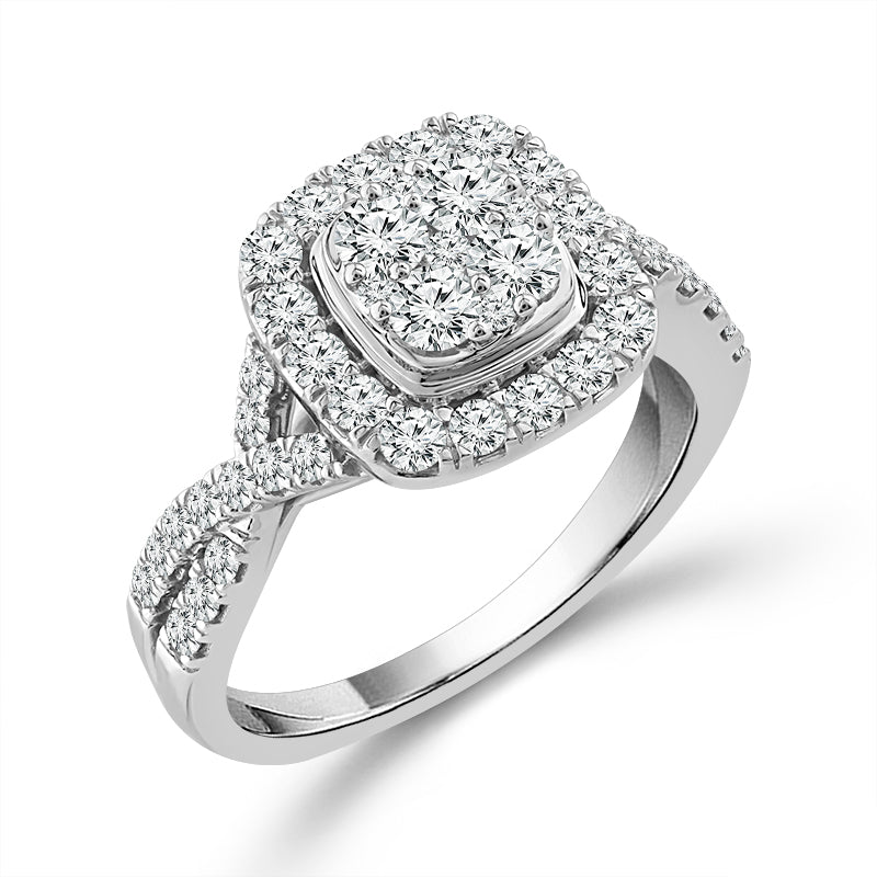 Diamond Engagement Ring 1 ct tw 14k White Gold-RE17331A68W4