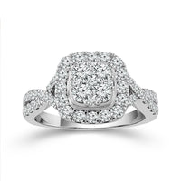 Diamond Engagement Ring 1 ct tw 14k White Gold-RE17331A68W4