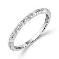 Diamond Band 0.13 ct tw 14k White Gold-RE19453A78W4B