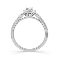 Diamond Engagement Ring 0.50 ct tw 14k White Gold-RE19714A66W4