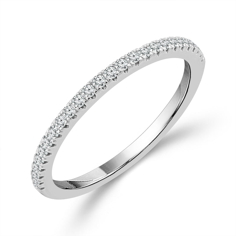 Diamond Band 0.16 ct tw Round 14k White Gold-RE20298BA78W4