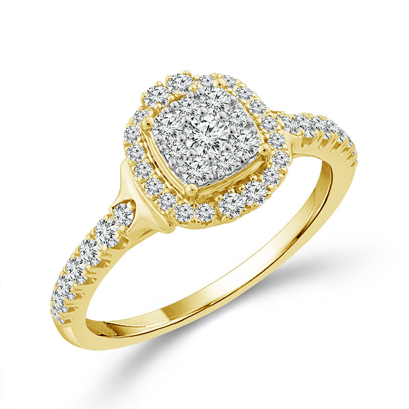 Diamond Engagement Ring 0.50 ct tw 10k White Gold-RE20448A78W0