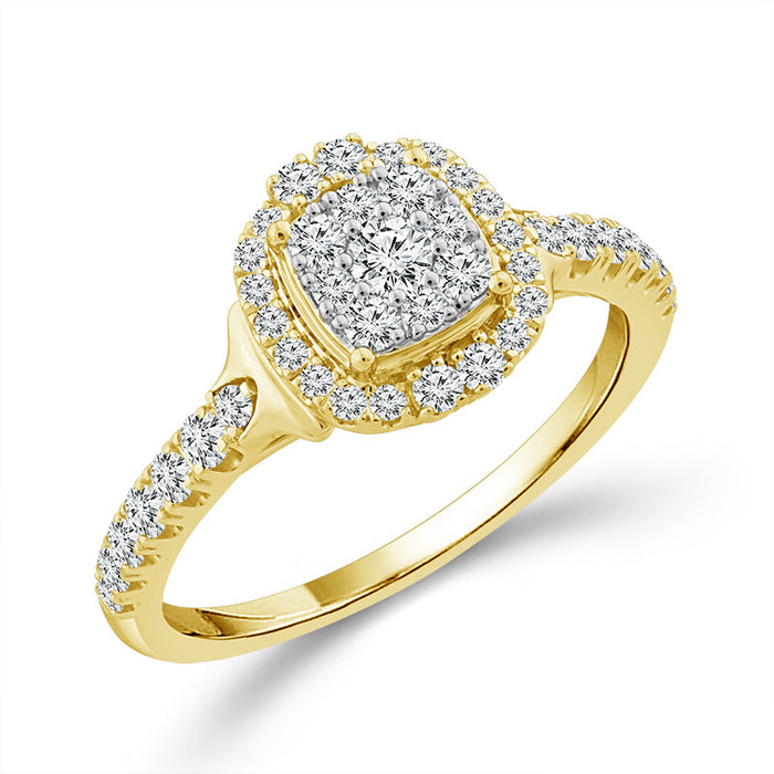 Diamond Engagement Ring 0.50 ct tw 10k White Gold-RE20448A78W0