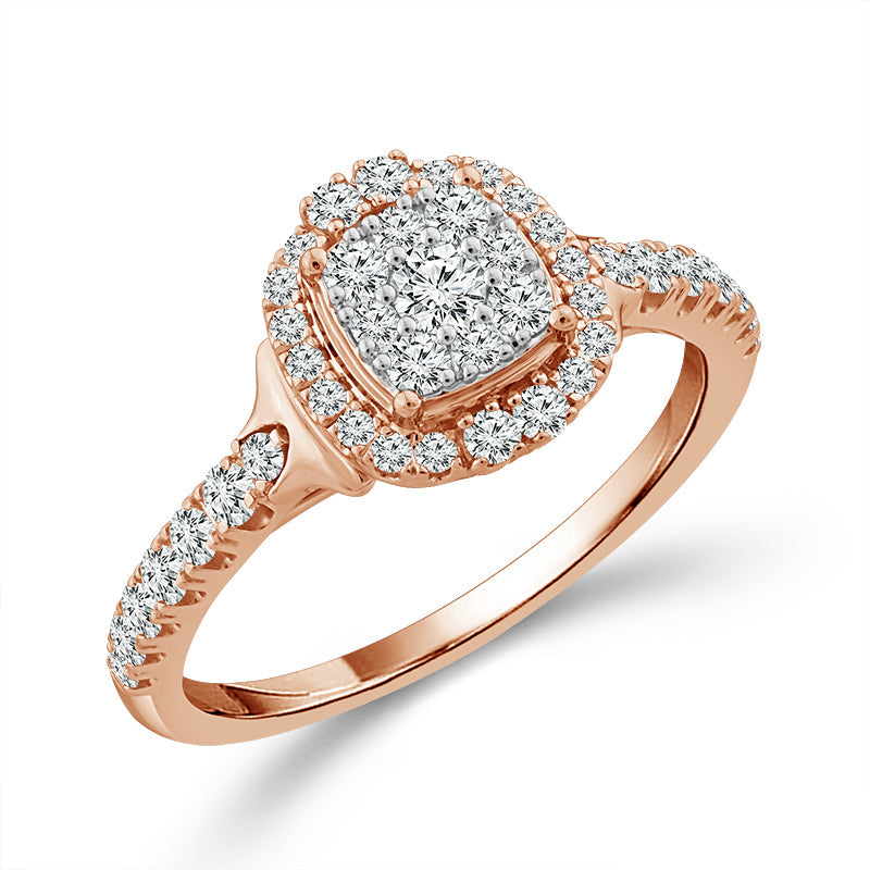 Diamond Engagement Ring 0.50 ct tw 10k White Gold-RE20448A78W0