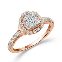 Diamond Engagement Ring 0.50 ct tw 10k White Gold-RE20448A78W0