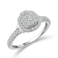 Diamond Engagement Ring 0.50 ct tw 10k White Gold-RE20448A78W0