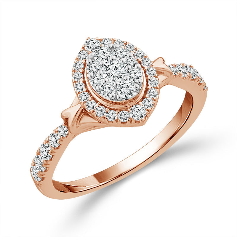 Diamond Engagement Ring 0.50 ct tw 10k White Gold-RE20462A78W0