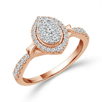 Diamond Engagement Ring 0.50 ct tw 10k White Gold-RE20462A78W0