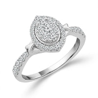 Diamond Engagement Ring 0.50 ct tw 10k White Gold-RE20462A78W0