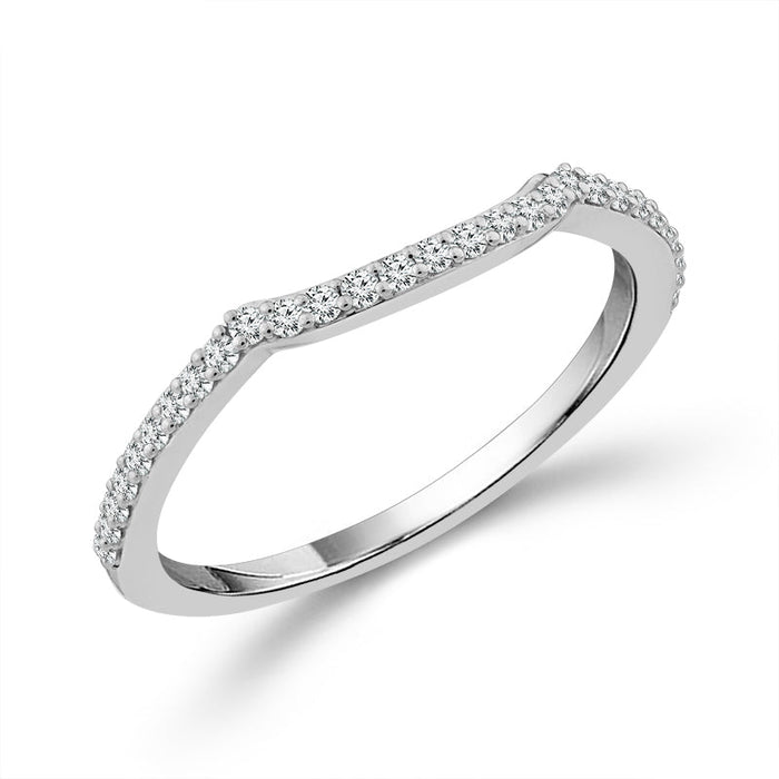 Diamond Band 0.17 ct tw 14k White Gold-RE21333A78W4B