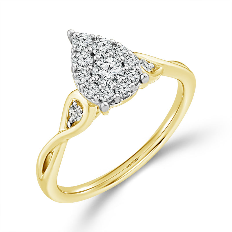 Diamond Engagement Ring 0.40 ct tw 10k Yellow Gold-RE22372A78Y0