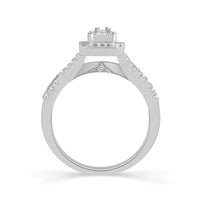 Diamond Engagement Ring 0.63 ct tw 14k White Gold-RE4131FTA444W