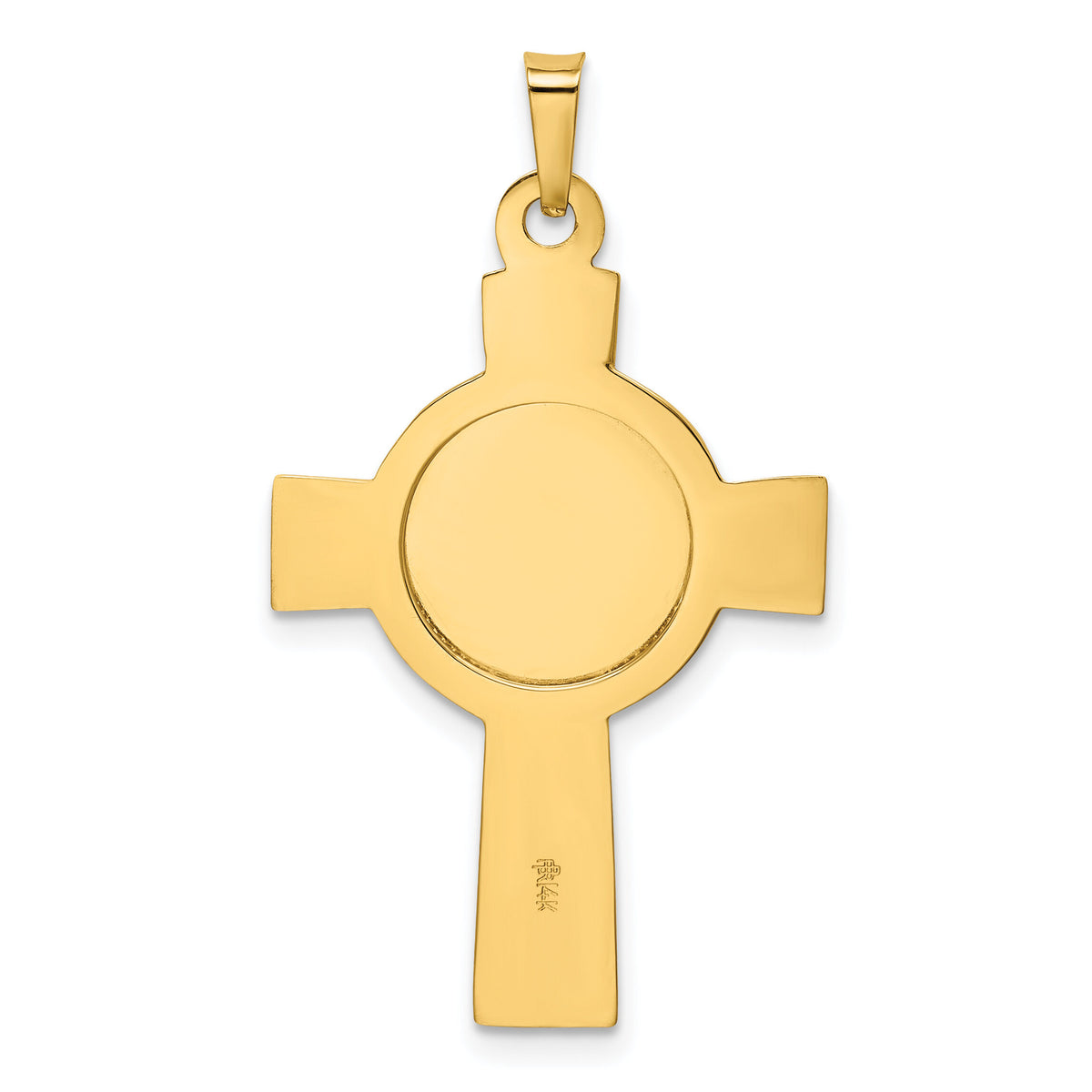 14k Cross w/St. Jude Medal Pendant-REL110