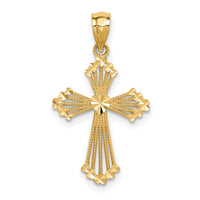 14k Passion Cross Pendant-REL118