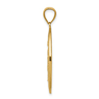 14k Miraculous Medal Pendant-REL135