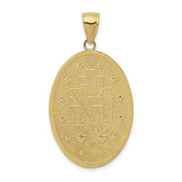 14k Miraculous Medal Pendant-REL135