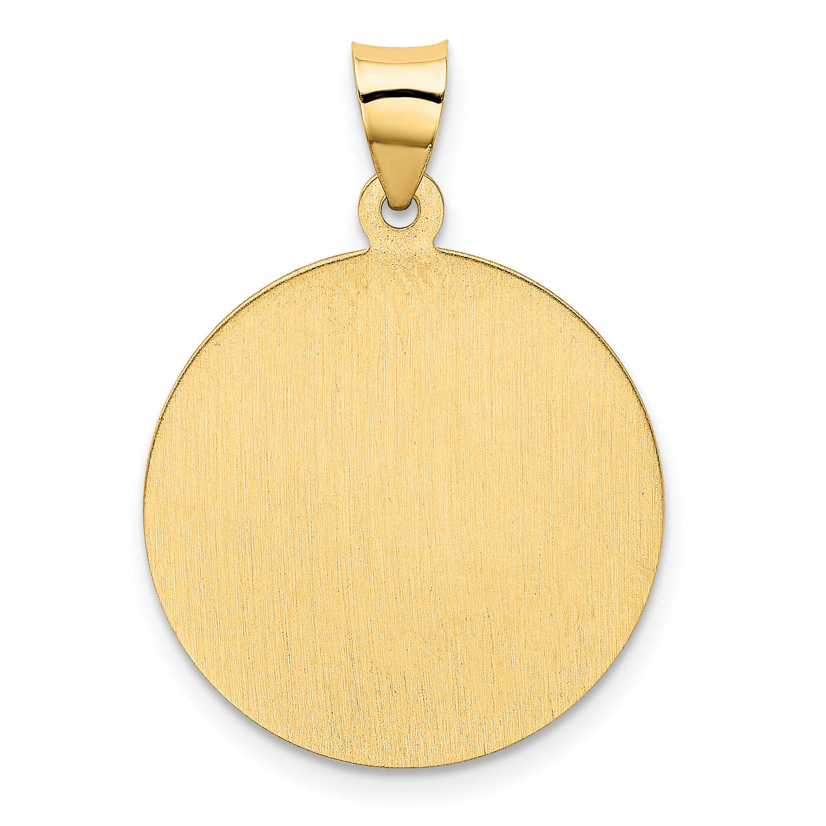 14k Saint Christopher Medal Hollow Pendant-REL137