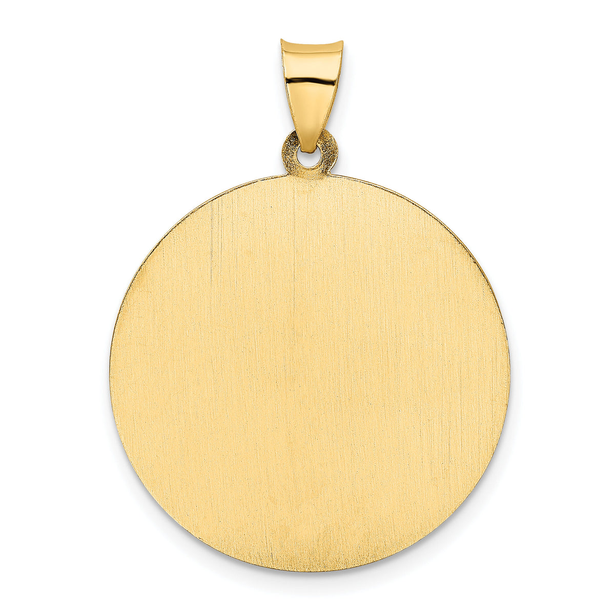 14k Saint Christopher Medal Hollow Pendant-REL138