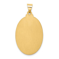 14k Saint Christopher Medal Hollow Pendant-REL139