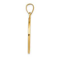 14k Saint Anthony Medal Hollow Pendant-REL145