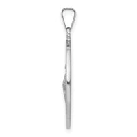 14k White Gold Saint Jude Medal Pendant-REL147