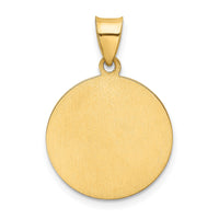 14k Holy Communion Medal Hollow Pendant-REL168
