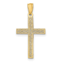 14k Filigree Cross Pendant-REL70