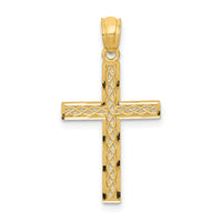 14k Filigree Cross Pendant-REL70