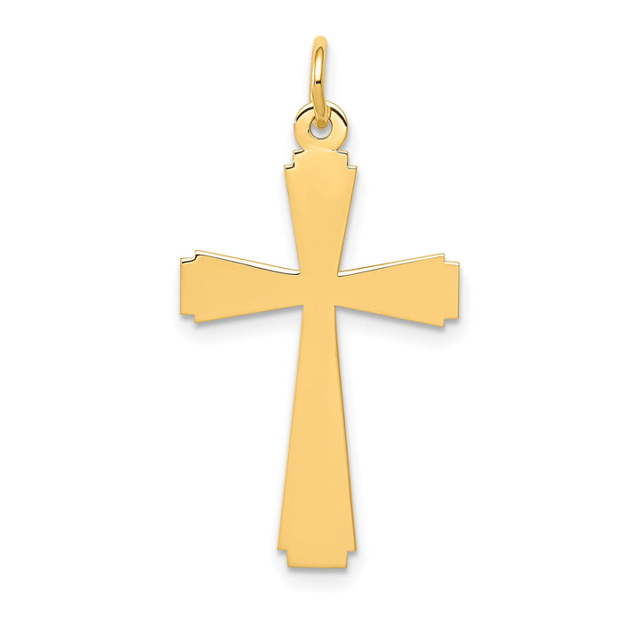 14k Cross Charm-REL81