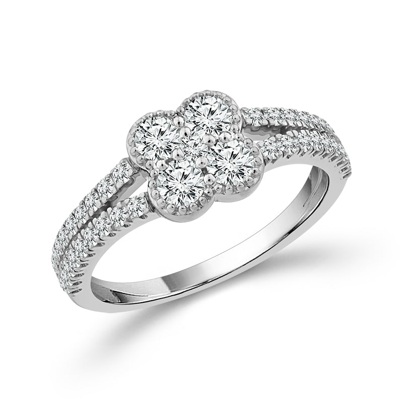 Diamond Fashion Ring 0.75 ct tw 14k White Gold-RF2814A68W4